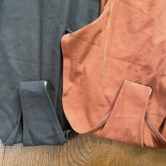 girlfriend collective NWT Tate One Shoulder Bodysuit Bundle 2 - Picture 6 of 7